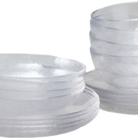 Fortessa - Los Cabos Clear 16 Pc Glass Dinnerware Set - 16PPS.2700.CLR