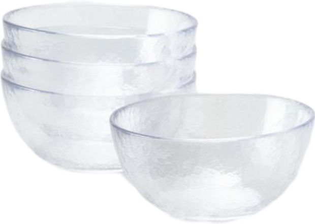 Fortessa - Los Cabos Clear 21 Oz Cereal Bowl, Pack of 4 - 2700.CLEAR.06