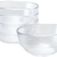 Fortessa - Los Cabos Clear 21 Oz Cereal Bowl, Pack of 4 - 2700.CLEAR.06