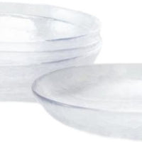 Fortessa - Los Cabos Clear 25 Oz Coupe Entrée Bowl, Pack of 4 - 2700.CLEAR.07