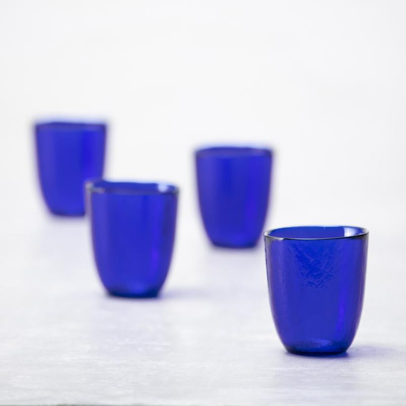 Fortessa - Los Cabos Cobalt 10 Oz Tumbler, Pack of 4 - 2700.COBALT.04