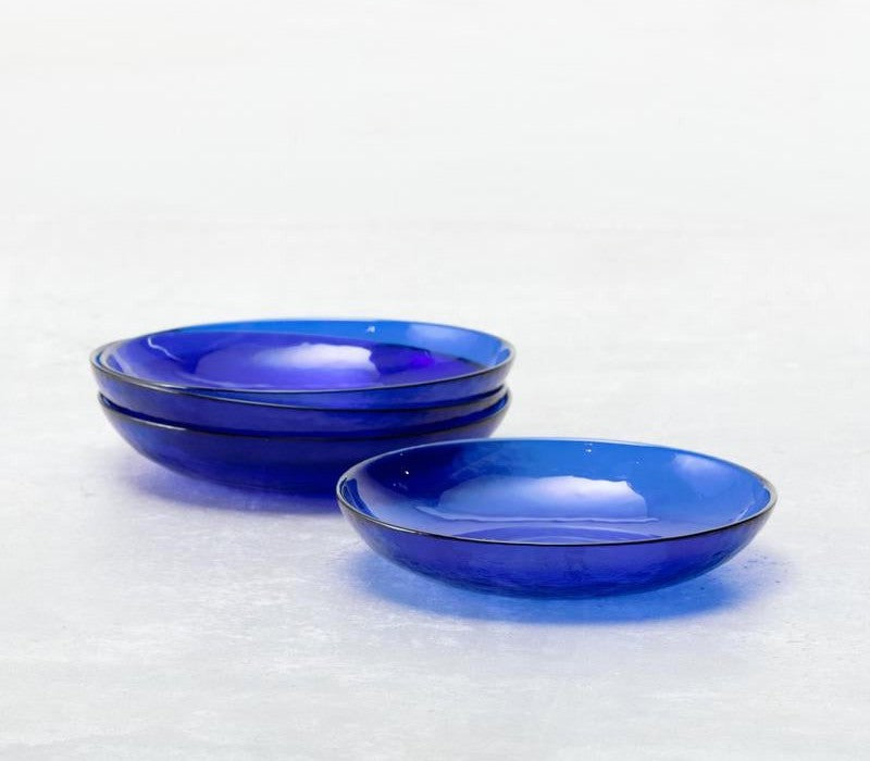Fortessa - Los Cabos Cobalt 25 Oz Coupe Entrée Bowl, Pack of 4 - 2700.COBALT.07