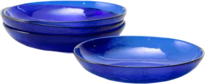 Fortessa - Los Cabos Cobalt 25 Oz Coupe Entrée Bowl, Pack of 4 - 2700.COBALT.07