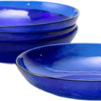 Fortessa - Los Cabos Cobalt 25 Oz Coupe Entrée Bowl, Pack of 4 - 2700.COBALT.07