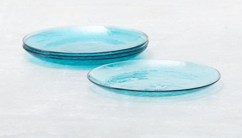 Fortessa - Los Cabos Lagoon Blue 10.5" Dinner Plate, Pack of 4 - 2700.LAGOON.01