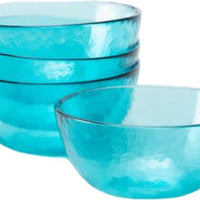 Fortessa - Los Cabos Lagoon Blue 12.5 Oz Bowl, Pack of 4 - 2700.LAGOON.13