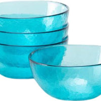 Fortessa - Los Cabos Lagoon Blue 21 Oz Cereal Bowl, Pack of 4 - 2700.LAGOON.06