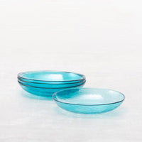 Fortessa - Los Cabos Lagoon Blue 25 Oz Coupe Entrée Bowl, Pack of 4 - 2700.LAGOON.07