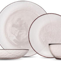 Fortessa - Los Cabos Pink 16 Pc Glass Dinnerware Set - 16PPS.2700.PINK
