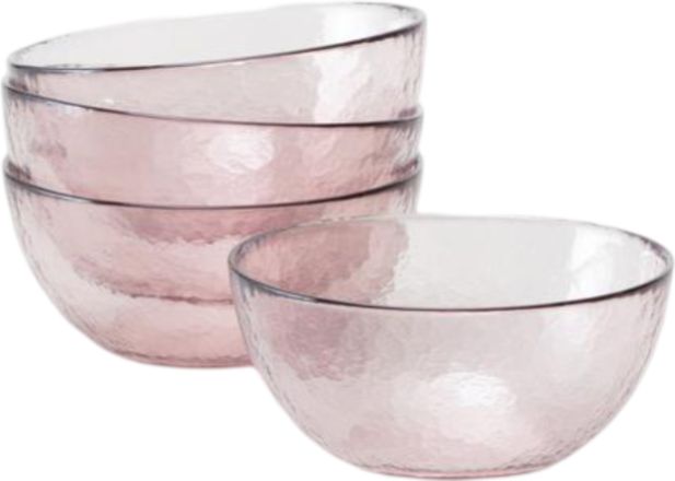Fortessa - Los Cabos Pink 21 Oz Cereal Bowl, Pack of 4 - 2700.PINK.06