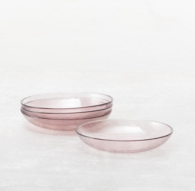 Fortessa - Los Cabos Pink 25 Oz Coupe Entrée Bowl, Pack of 4 - 2700.PINK.07