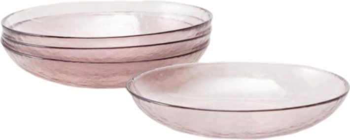 Fortessa - Los Cabos Pink 25 Oz Coupe Entrée Bowl, Pack of 4 - 2700.PINK.07