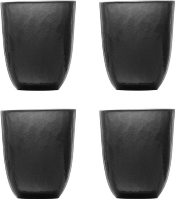 Fortessa - Los Cabos Shadow Black 10 Oz Tumbler, Pack of 4 - 2700.SHADOW.04