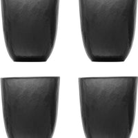 Fortessa - Los Cabos Shadow Black 10 Oz Tumbler, Pack of 4 - 2700.SHADOW.04