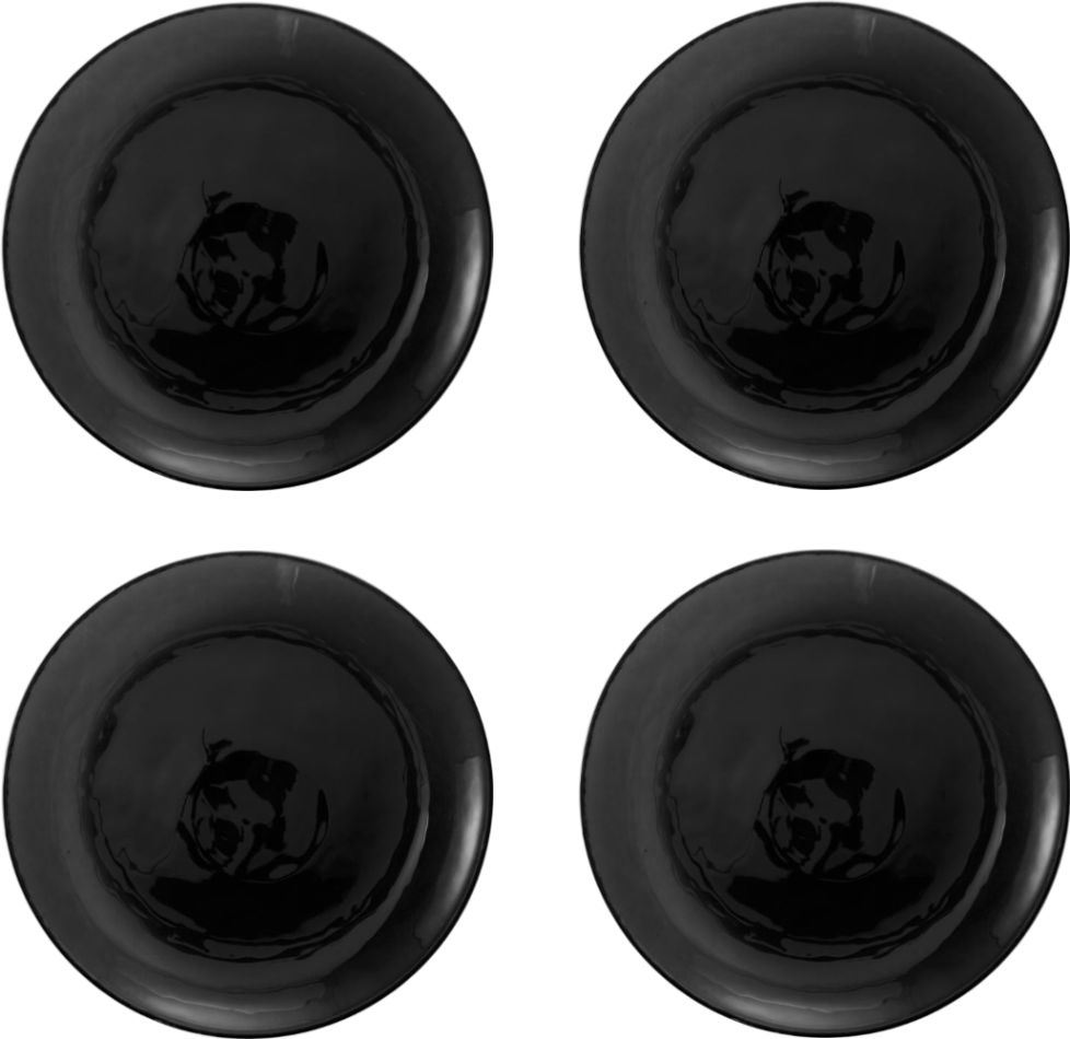 Fortessa - Los Cabos Shadow Black 10.5" Dinner Plate, Pack of 4 - 2700.SHADOW.01