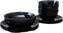Fortessa - Los Cabos Shadow Black 16 Pc Glass Dinnerware Set - 16PPS.2700.SHAD