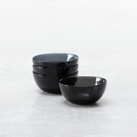 Fortessa - Los Cabos Shadow Black 21 Oz Cereal Bowl, Pack of 4 - 2700.SHADOW.06