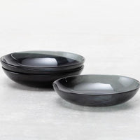 Fortessa - Los Cabos Shadow Black 25 Oz Coupe Entrée Bowl, Pack of 4 - 2700.SHADOW.07
