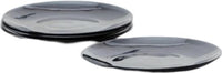 Fortessa - Los Cabos Shadow Black 8" Salad Plate, Pack of 4 - 2700.SHADOW.02