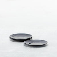 Fortessa - Los Cabos Shadow Black 8" Salad Plate, Pack of 4 - 2700.SHADOW.02