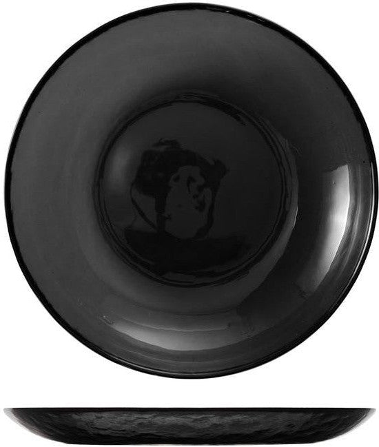 Fortessa - Los Cabos Shadow Black 8" Salad Plate, Pack of 4 - 2700.SHADOW.02