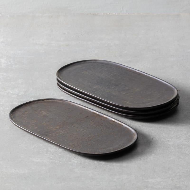 Fortessa - Nivo Metallic Large Serve Platter Flat Coupe - D752.234.0000