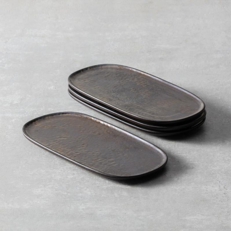 Fortessa - Nivo Metallic Medium Serve Platter Flat Coupe - D752.230.0000