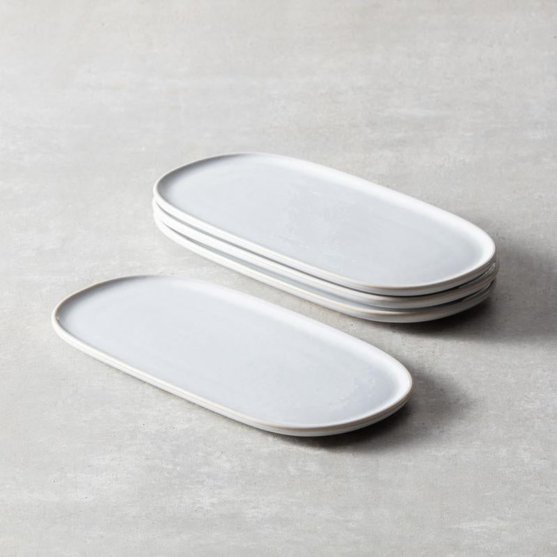 Fortessa - Nivo Moon Medium Serve Platter Flat Coupe, Pack of 4 - D751.230.0000