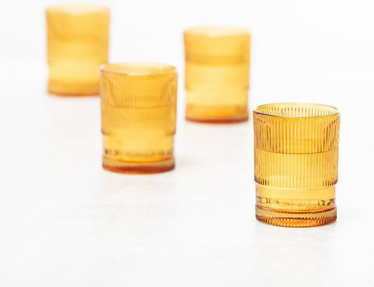Fortessa - NoHo 12.85 Oz Amber Beverage Glass, Pack of 4 - NOHO.AMBER.03