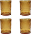 Fortessa - NoHo 12.85 Oz Amber Beverage Glass, Pack of 4 - NOHO.AMBER.03
