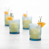 Fortessa - NoHo 12.85 Oz Blue Beverage Glass, Pack of 4 - NOHO.BLUE.03