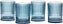 Fortessa - NoHo 12.85 Oz Blue Beverage Glass, Pack of 4 - NOHO.BLUE.03