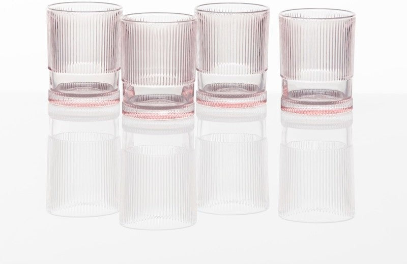 Fortessa - NoHo 12.85 Oz Pink Beverage Glass, Pack of 16 - NOHO.PINK.03