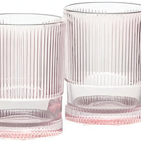 Fortessa - NoHo 12.85 Oz Pink Beverage Glass, Pack of 4 - NOHO.PINK.03