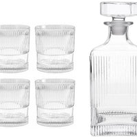 Fortessa - NoHo 25.4 Oz Clear Decanter & Double Old Fashioned Glasses Set - NOHO.CL.SET