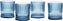 Fortessa - NoHo 9.85 Oz Blue Rocks/Double Old Fashioned Glass, Pack of 16 - NOHO.BLUE.04