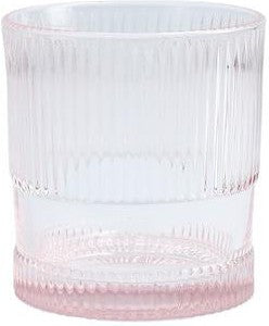 Fortessa - NoHo 9.85 Oz Pink Rocks/Double Old Fashioned Glass, Pack of 4 - NOHO.PINK.04