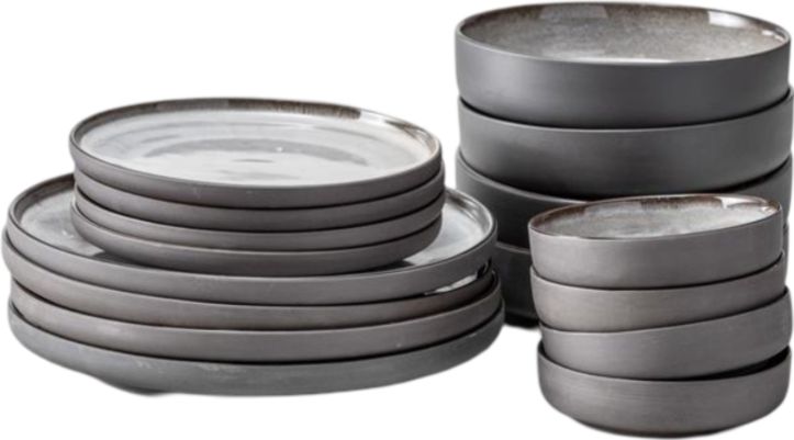 Fortessa - Northern Lights Stoneware 16 Pc Dinnerware Set - 16PPS.1200