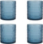 Fortessa - Orbetto 10.5 Oz Blue Double Old Fashioned Glass, Pack of 4 - PS.ORB.BL.04