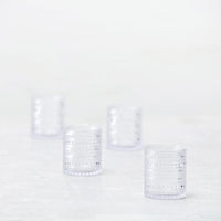 Fortessa - Orbetto 10.5 Oz Clear Double Old Fashioned Glass, Pack of 4 - PS.ORB.CL.04