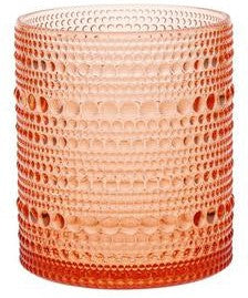 Fortessa - Orbetto 10.5 Oz Coral Blush Double Old Fashioned Glass, Pack of 4 - PS.ORB.CB.04