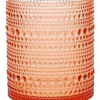 Fortessa - Orbetto 10.5 Oz Coral Blush Double Old Fashioned Glass, Pack of 4 - PS.ORB.CB.04