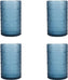 Fortessa - Orbetto 13 Oz Blue Iced Beverage Glass, Pack of 4 - PS.ORB.BL.03