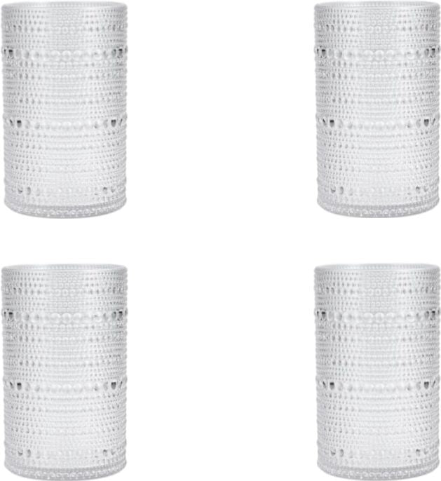 Fortessa - Orbetto 13 Oz Clear Iced Beverage Glass, Pack of 4 - PS.ORB.CL.03