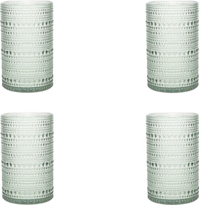 Fortessa - Orbetto 13 Oz Sage Iced Beverage Glass, Pack of 4 - PS.ORB.SG.03