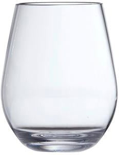 Fortessa - Outside 19 Oz Tritan Plastic Stemless Red Wine Glass, Pack of 6 - DV.PS.141