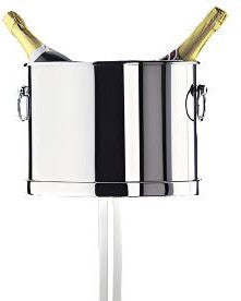 Fortessa - Oval Stainless Steel Wine/Champagne Bucket with Stand - 2.5.003.00.360S
