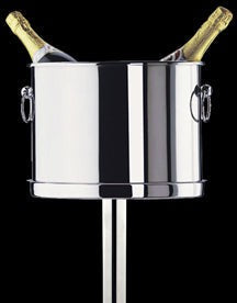 Fortessa - Oval Stainless Steel Wine/Champagne Bucket with Stand - 2.5.003.00.360S