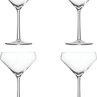 Fortessa - Pure 12.3 Oz Martini Glass, Pack of 4 - 0026.120410