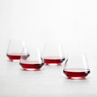 Fortessa - Pure 17.1 Oz Stemless Burgundy Wine Glass, Pack of 6 - 0026.119066